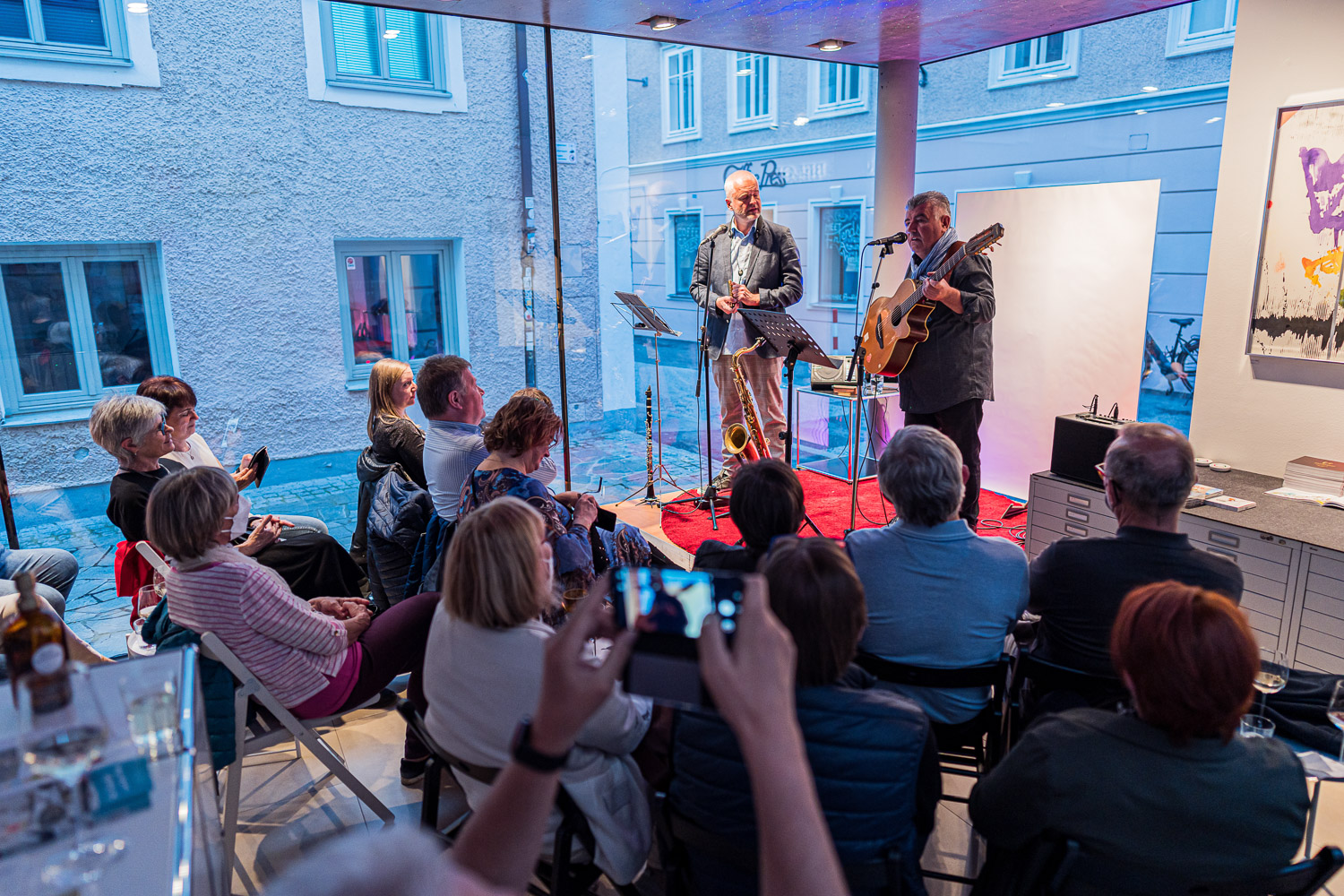 Fotograf Taro Ebihara - Marko Govorčin - Herb Berger - Charity Konzert - Galerie Ferner - 15.04.2022
